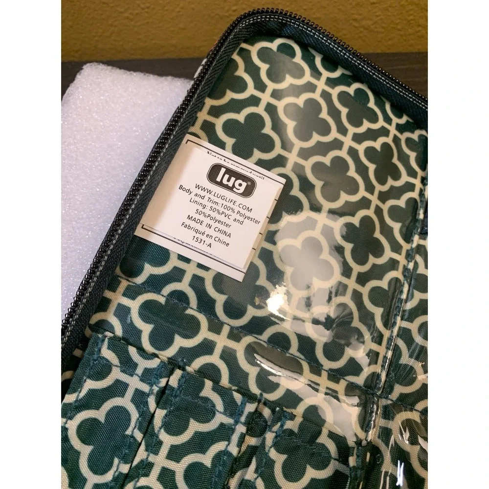 Lug Foldable Cosmetic Brush Organizer Sleeper‎ Lily Teal